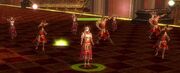 Guards dancing