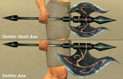 Gothic Axes comparison