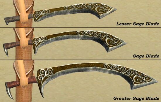 Sage Blades Comparison