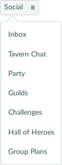 Social menu