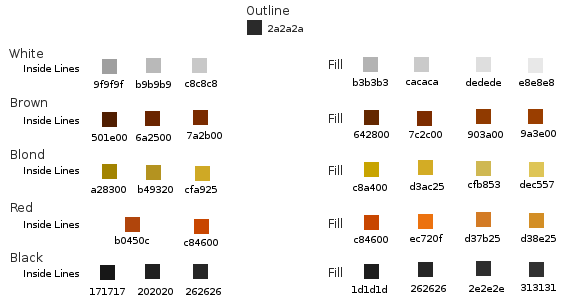 HTML Codes Ie Zombie Graphics Of Hair Color Hex Codes HTML Codes Ie Zombie Graphics Of Hair Color Hex Codes