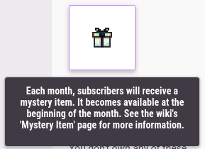 Mystery item