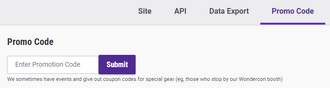 Promo Codes