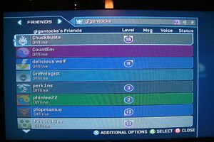 Lista de amigos de Halo 2