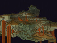 Island-burning-mountains-side