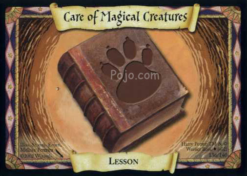 Image - Care of Magical Creatures (Harry Potter Trading Card).jpg Image - Care of Magical Creatures (Harry Potter Trading Card).jpg