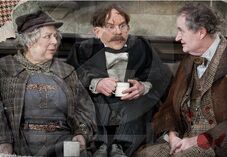 Deathly Hallows Part 2. Professor Sprout, Flitwick, and Slaghorn