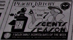 Peachy Witchy ad - The New York Ghost - FB-F