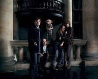 Dobby rescuing Harry Potter, Griphook, Hermione and Ron.jpg