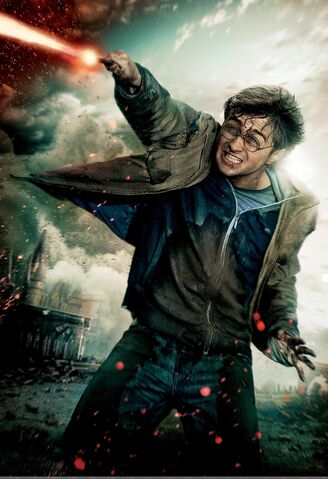 File:TDHp2 Textless Poster Harry action.jpg