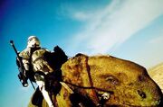 Stormtrooper on Dewback