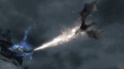 Alduin vs Paarthurnax
