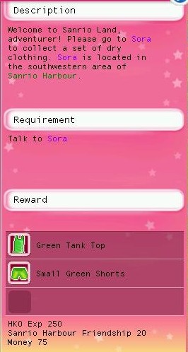 HKO Quests welcome to Sanrio Land01