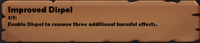 Improve Dispel Disc.