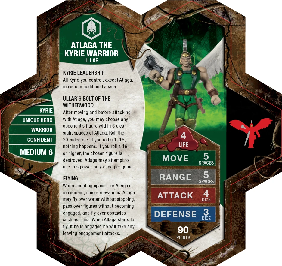 Atlaga the Kyrie Warrior HeroScape Wiki FANDOM powered by Wikia