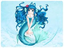Selena, as a mermaid.