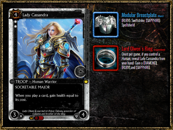 LadyCassandra Equipment