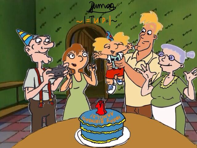 File:Arnold's first birthday.jpg