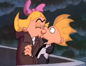 Hey Arnold - Helga Kissing Arnold
