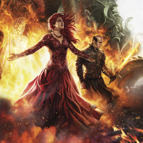 Archivo:Melisandre y Stannis by Magali Villeneuve©.jpg