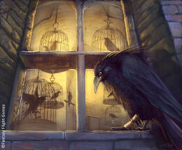 Oldtown Raven by Caroline Eade, Fantasy Flight Games©