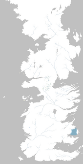 Mapa Estrecho de Tarth