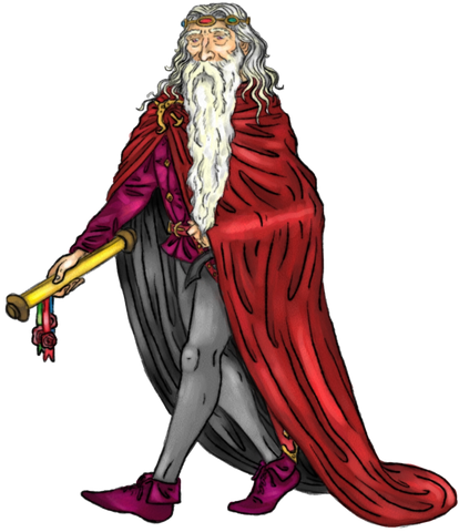 Archivo:Jaehaerys I Targaryen by Oznerol-1516©.png