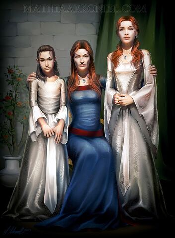 Archivo:Catelyn, Sansa y Arya by Mathia Arkoniel©.jpg
