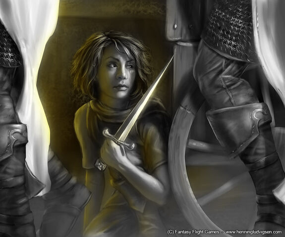 Archivo:Arya Stark by Henning Ludvigsen, Fantasy Flight Games©.jpg
