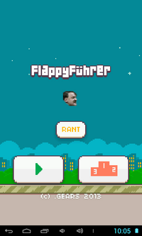 Flappy Fuhrer title screen