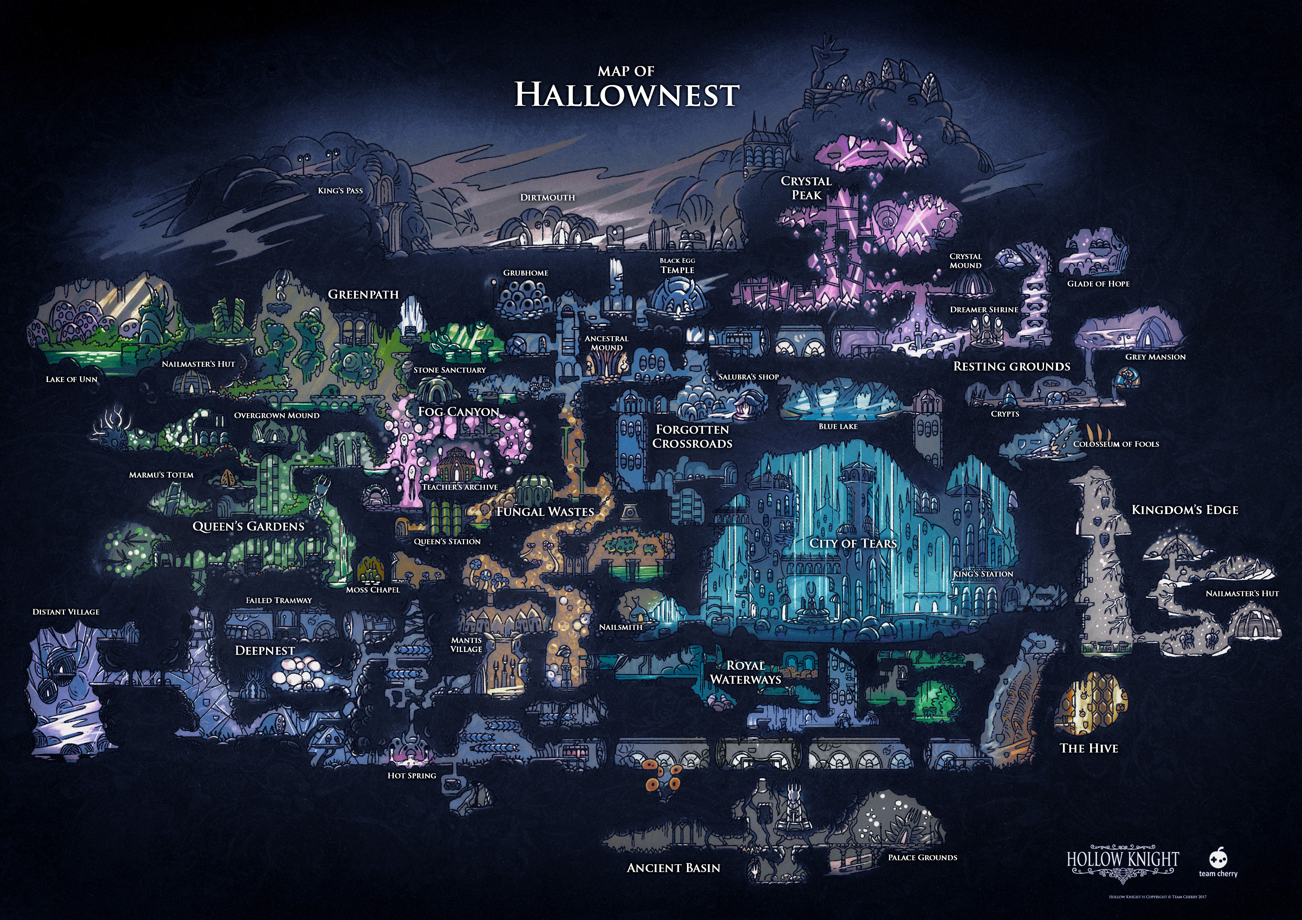 hollow knight map guide