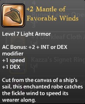 2 Mantle of Favorable Winds
