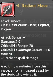 1 Radiant Mace