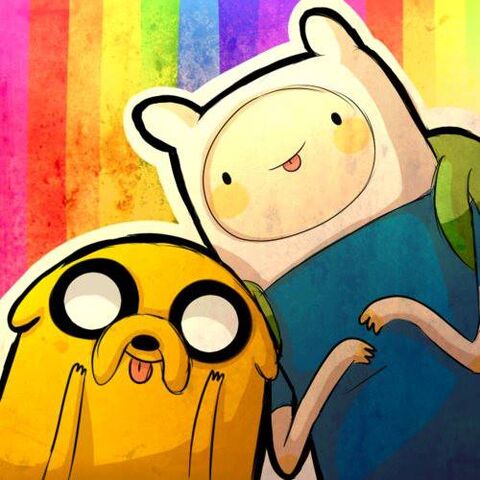 Archivo:Fin an jake (fan art).jpg