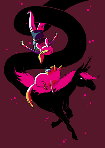 Archivo:Fiona and cake with lord monochromicorn.png