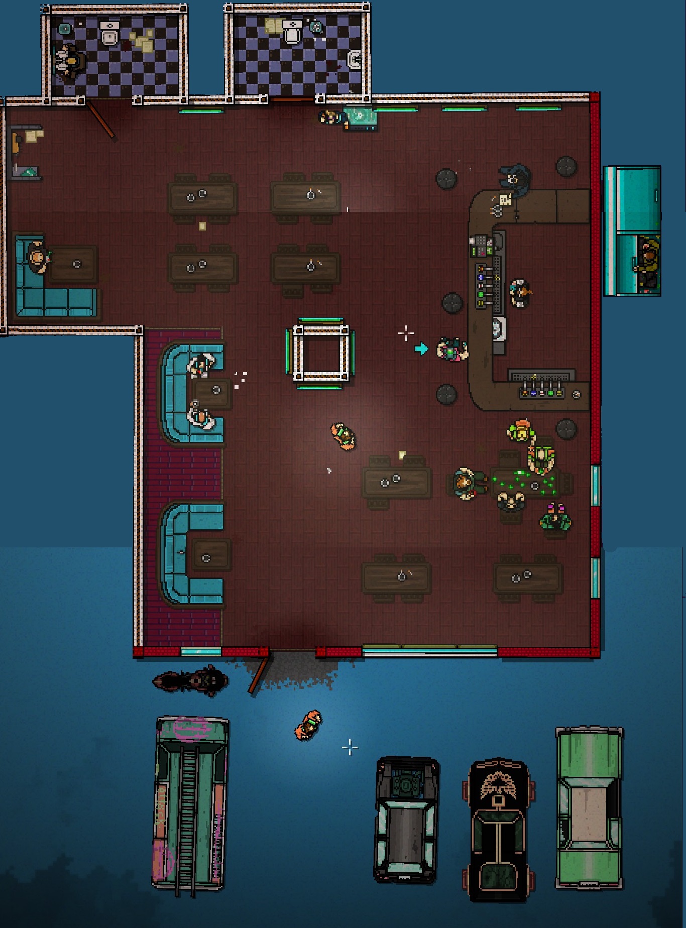 hotline miami 2 scene 1 map