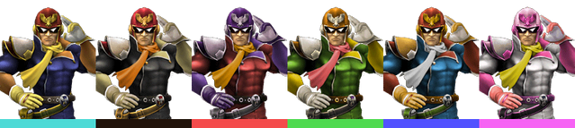 File:Captain Falcon Palette (SSBB).png