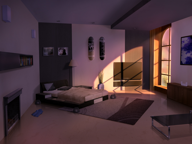 File:My Bedroom (Evening).png