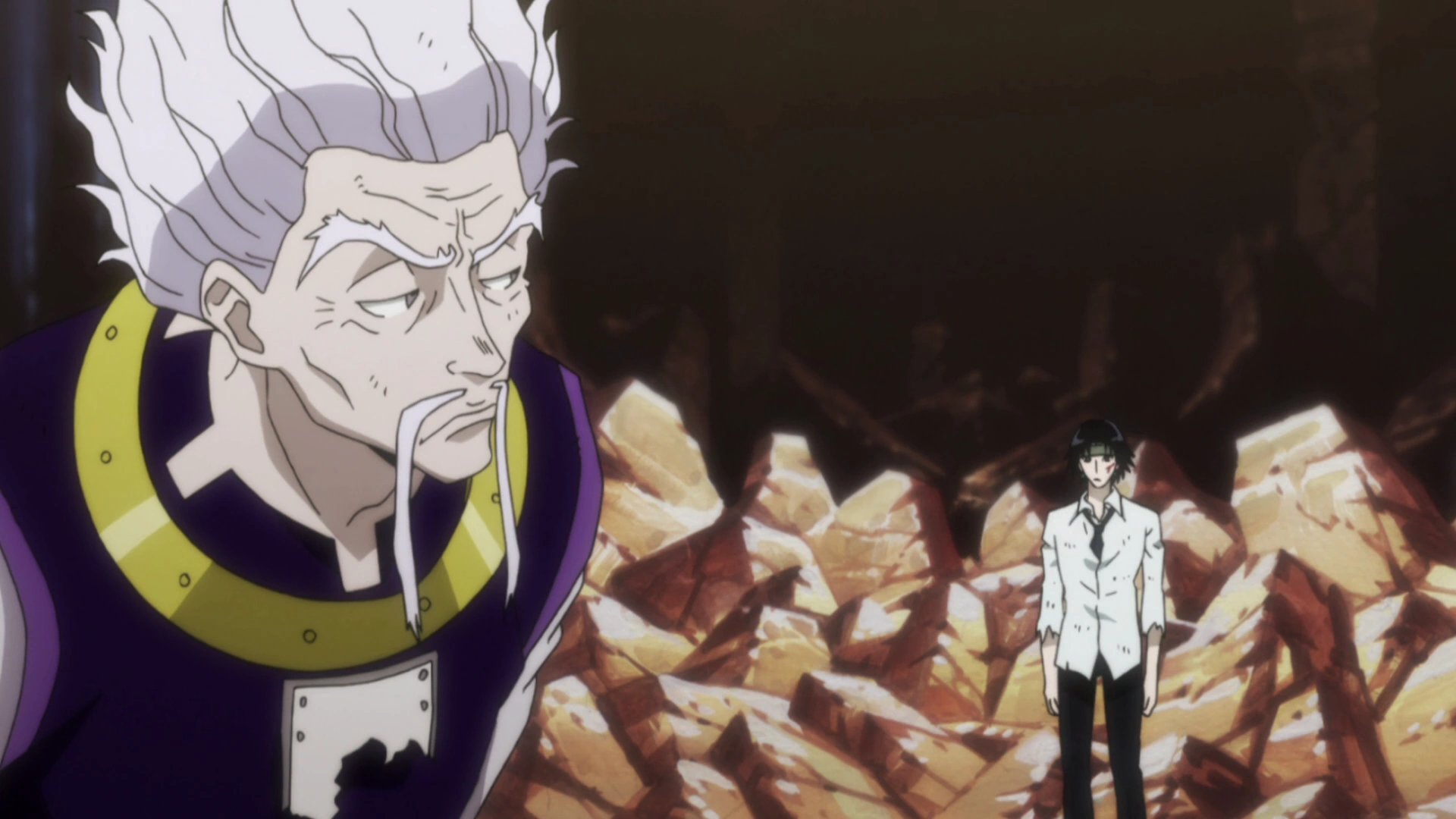 Image 53 Zeno and Chrollo after their fight.png Hunterpedia