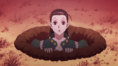 Illumi digs a hole