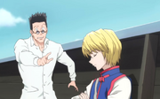 Leorio preguntando a Kurapika si es su objetivo.png