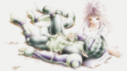 Meruem y Komugi muerte de Meruem.png
