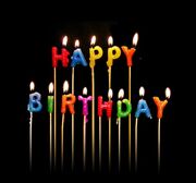 Happy birthday candles-2010
