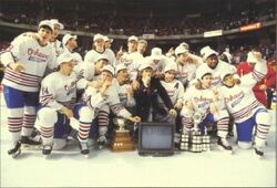 1990 Memorial Cup Champions Oshawa Generals Photo
