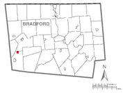 Alba, Pennsylvania Map