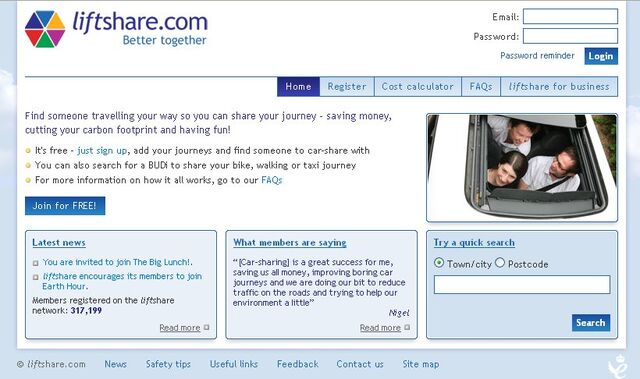 File:Liftshare frontpage screenshot.jpg