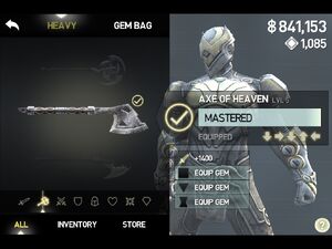 Axe of heaven