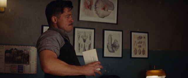 File:Aldo Raine thinks with Bridget's ticket in his hand.jpg