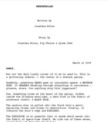 Original script