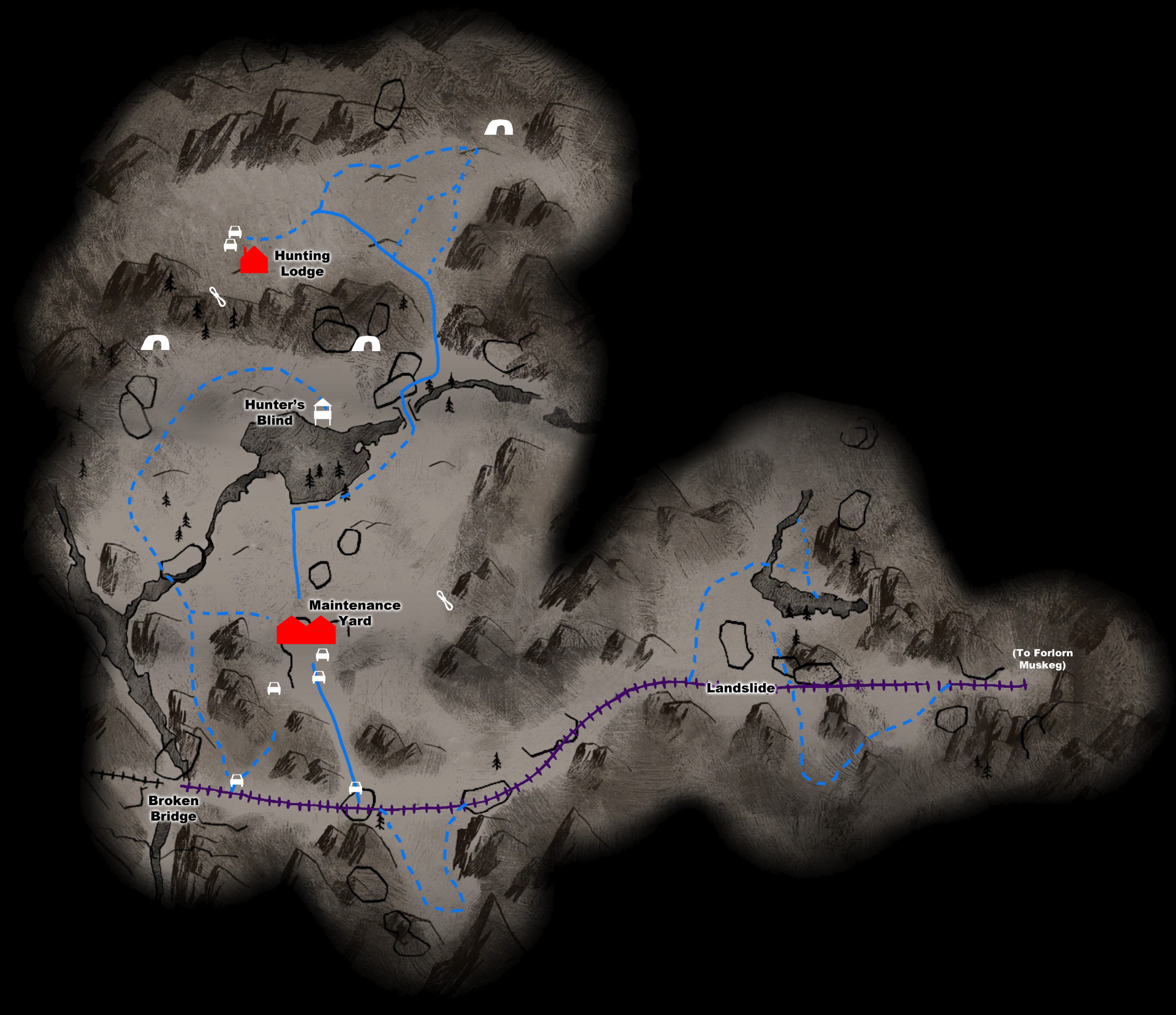 The Long Dark Broken Railroad